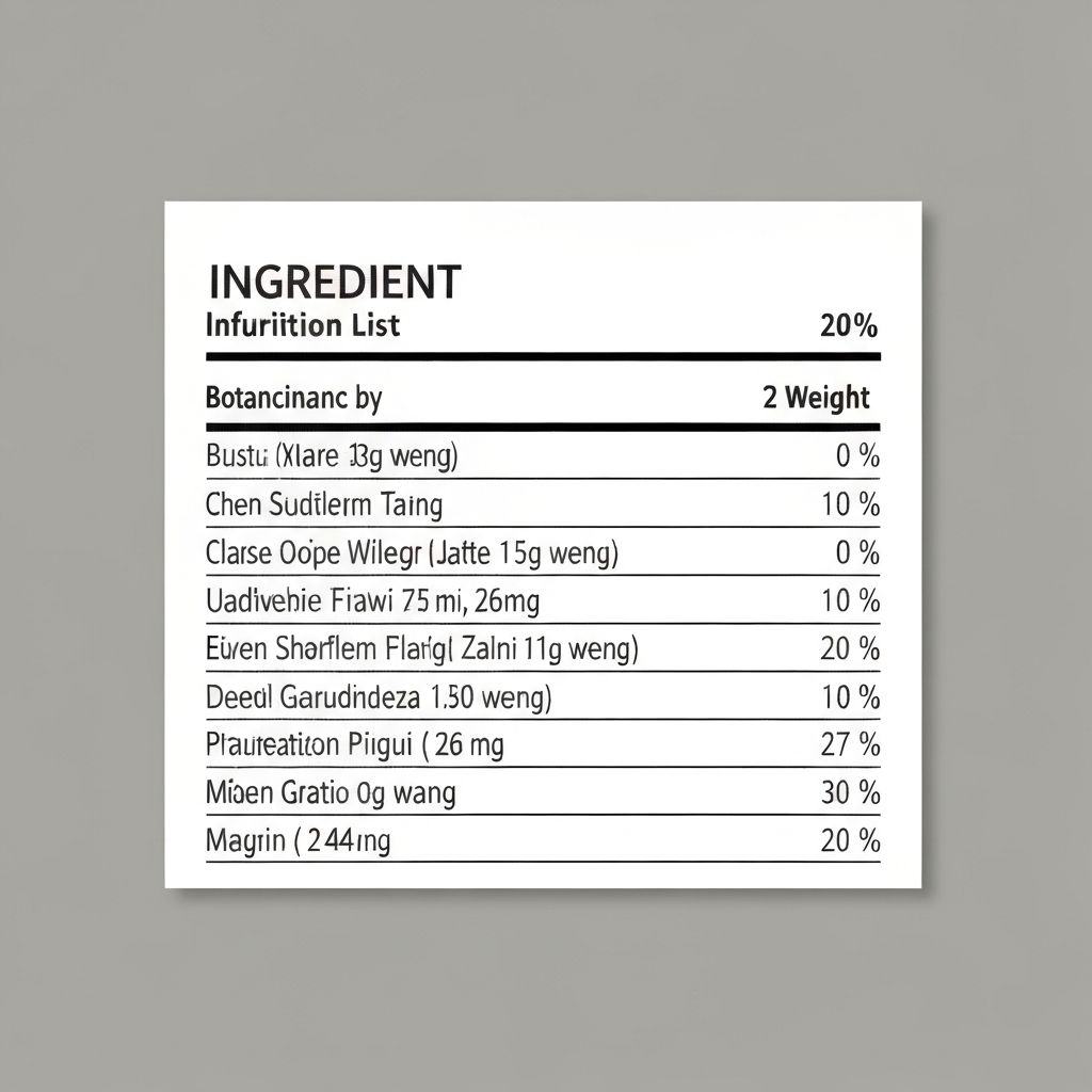 Understanding supplement ingredient labels